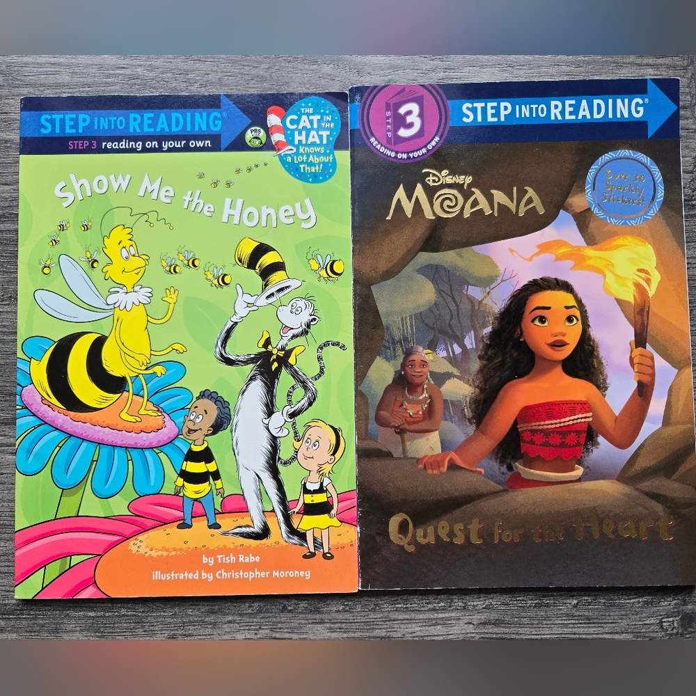 Disney Moana and Dr. Seuss Kids Book Set